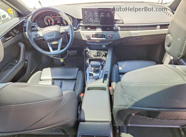 WAUEAAF4XPN011309 2023 AUDI A4 White Առջևի վահանակի տեսք