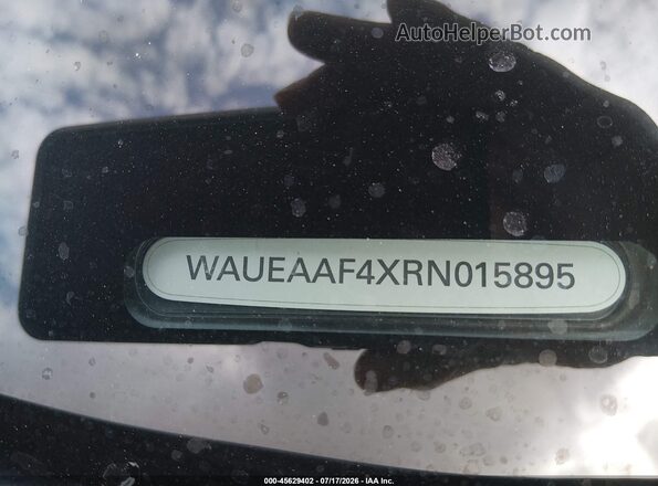 WAUEAAF4XRN015895 2024 AUDI A4 Gray ძრავის განყოფილების ხედი