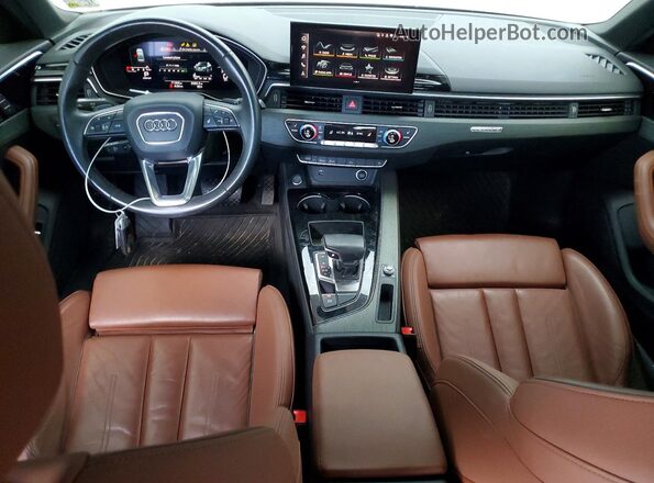 WAUEABF45MN003958 2021 AUDI A4 White Dashboard view
