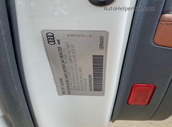 WAUEABF45MN003958 2021 AUDI A4 White Engine compartment view