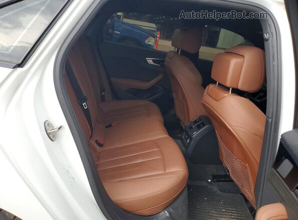 WAUEABF45MN003958 2021 AUDI A4 White Rear seats view