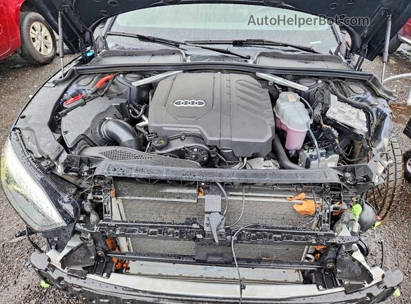 WAUEACF51NA040349 2022 AUDI A5 Blue უკანა სალონის ხედი