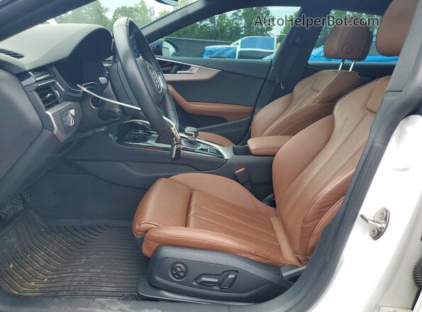 WAUEACF52PA016533 2023 AUDI A5 White Вид салону спереду