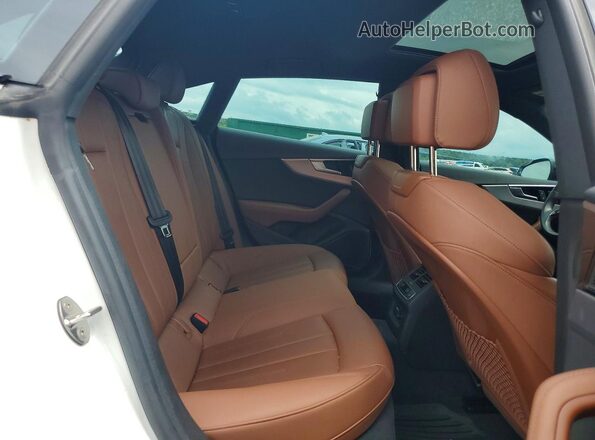 WAUEACF52PA016533 2023 AUDI A5 White Вид задніх сидінь
