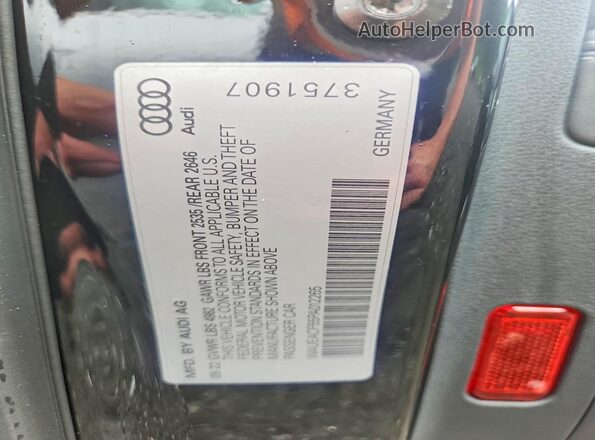 WAUEACF55PA012265 2023 AUDI A5 Black Вид підкапотного простору