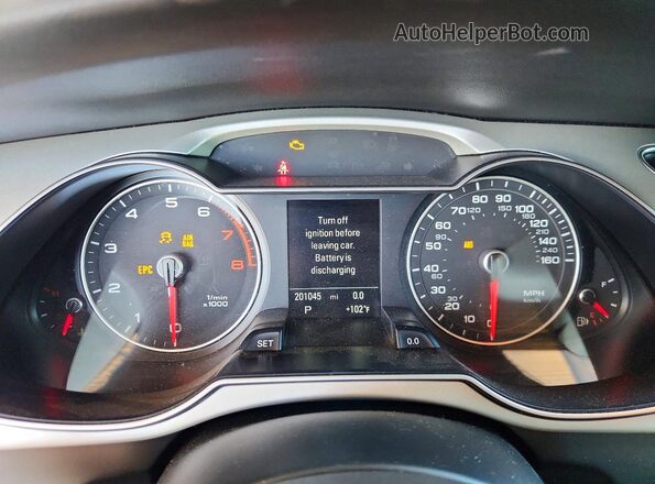 WAUEFAFL0GN011179 2016 AUDI A4 Серый Вид щитка приборов