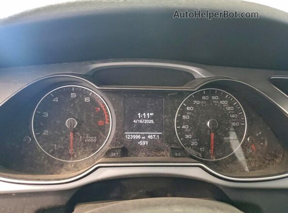 WAUEFAFL9GN016557 2016 AUDI A4 Серебряный Вид щитка приборов