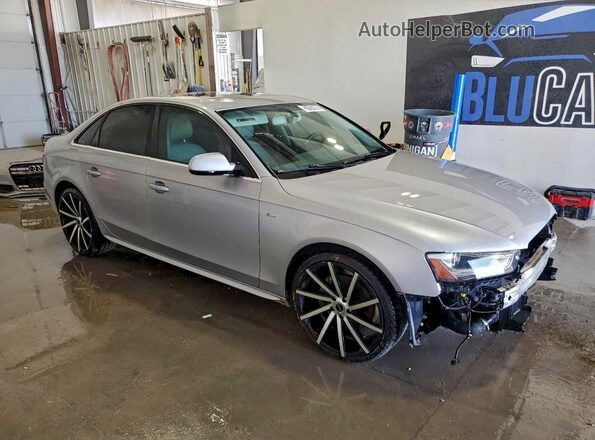 WAUEFAFL9GN016557 2016 AUDI A4 Серебряный Передняя правая четверть