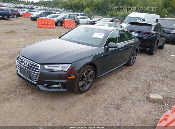 WAUENAF40HN002284 2017 AUDI A4 Черный Передняя левая четверть