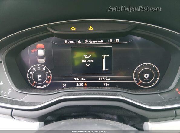 WAUENAF40HN002284 2017 AUDI A4 Черный Вид задних сидений