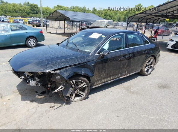 WAUENAF40HN016752 2017 AUDI A4 Black Передня ліва чверть
