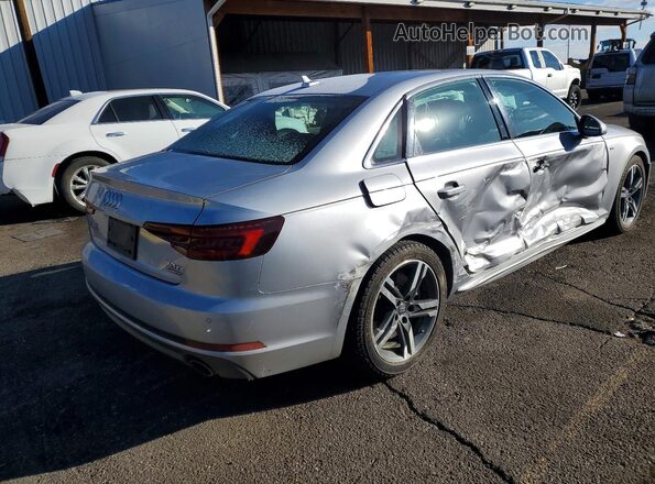 WAUENAF40JN002582 2018 AUDI A4 Gray Trasero derecho