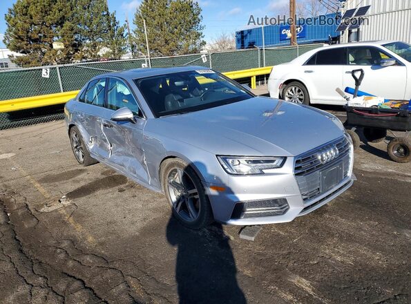 WAUENAF40JN002582 2018 AUDI A4 Gray Delantero derecho