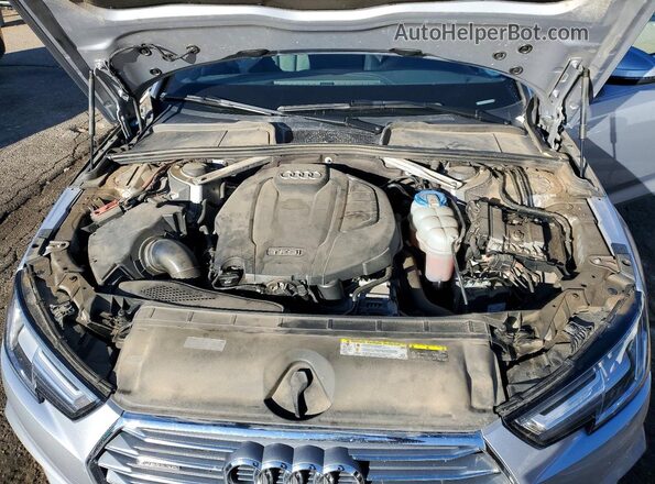 WAUENAF40JN002582 2018 AUDI A4 Gray Vista interior trasera