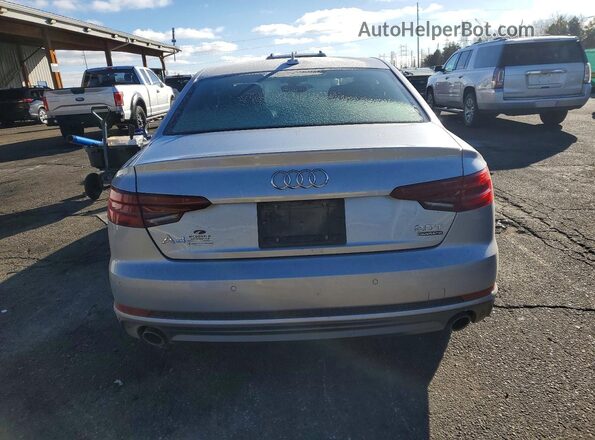 WAUENAF40JN002582 2018 AUDI A4 Gray Vista trasera