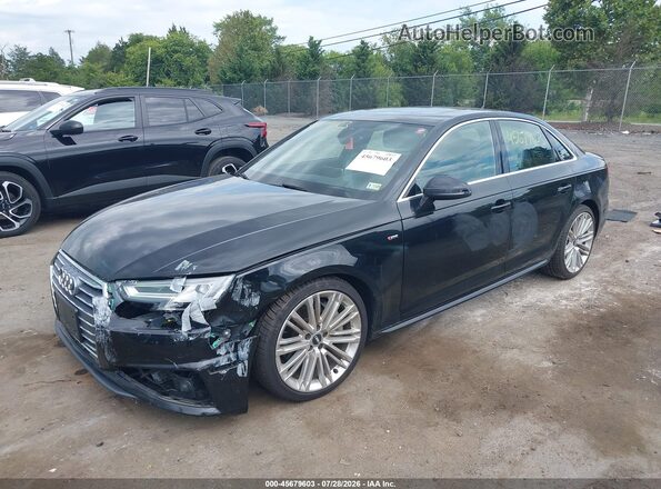 WAUENAF40KA035459 2019 AUDI A4 Black Передня ліва чверть