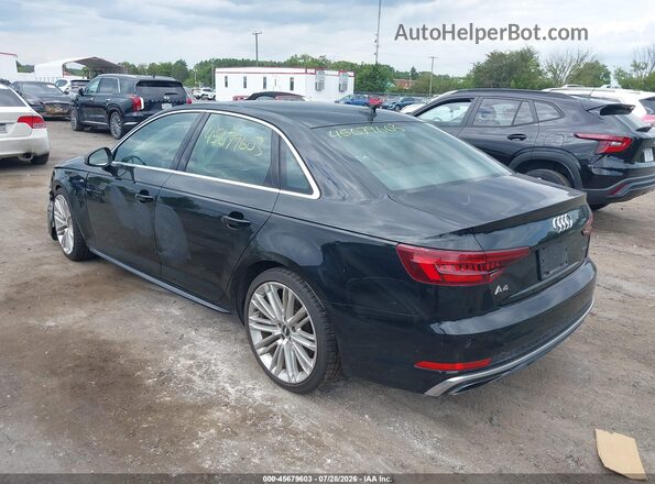 WAUENAF40KA035459 2019 AUDI A4 Black Задня ліва чверть
