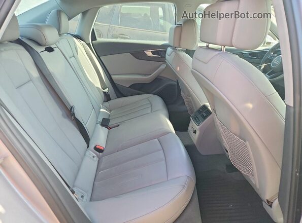 WAUENAF40KA116560 2019 AUDI A4 Silver Widok tylnych siedzeń