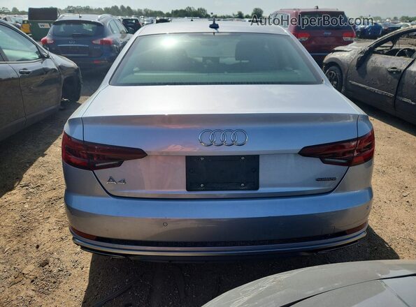 WAUENAF40KA116560 2019 AUDI A4 Silver Widok z tyłu