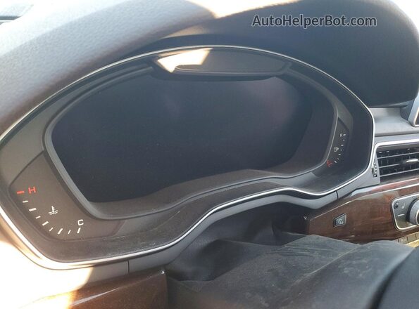 WAUENAF41HN014718 2017 AUDI A4 Black Widok zestawu wskaźników