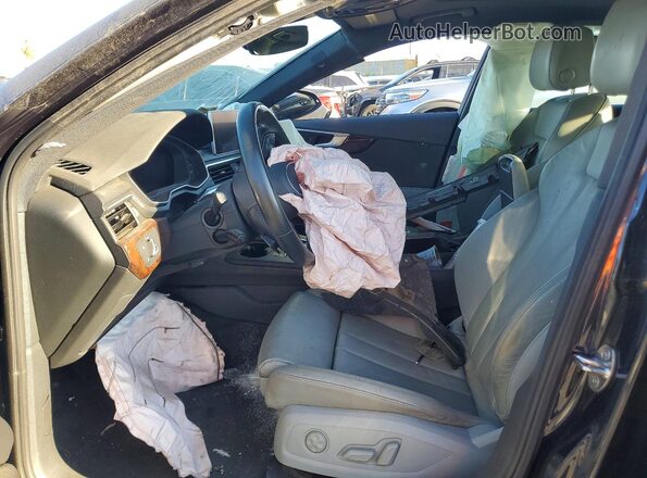 WAUENAF41HN014718 2017 AUDI A4 Black Widok wnętrza z przodu