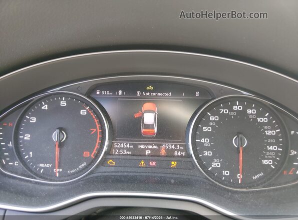 WAUENAF41JA120776 2018 AUDI A4 Black უკანა სავარძლების ხედი