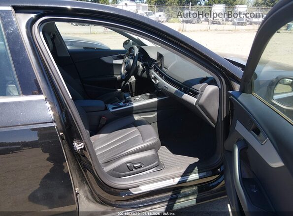 WAUENAF41JA120776 2018 AUDI A4 Black წინა სალონის ხედი