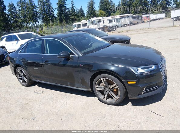 WAUENAF41JA120776 2018 AUDI A4 Black უკანა სალონის ხედი