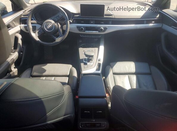 WAUENAF41KN005735 2019 AUDI A4 Black Dashboard view