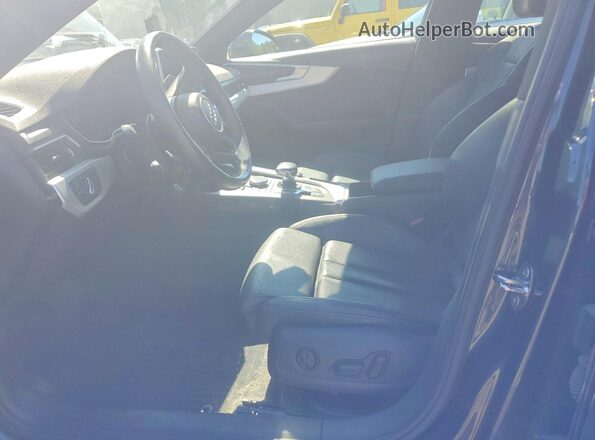 WAUENAF41KN005735 2019 AUDI A4 Black Front interior view