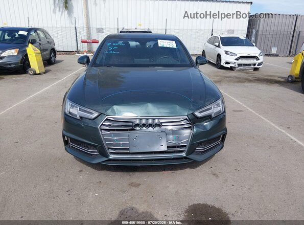 WAUENAF42HN018373 2017 AUDI A4 Green Սարքավորումների վահանակի տեսք