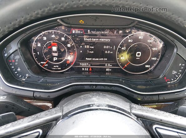 WAUENAF42HN018373 2017 AUDI A4 Green Հետևի նստատեղերի տեսք
