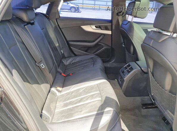 WAUENAF42HN062759 2017 AUDI A4 Black Вид задніх сидінь