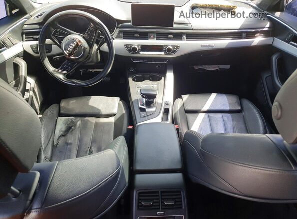 WAUENAF42HN062759 2017 AUDI A4 Black Вид панелі приладів
