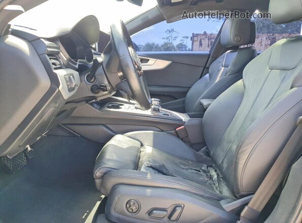 WAUENAF42HN062759 2017 AUDI A4 Black Вид салону спереду