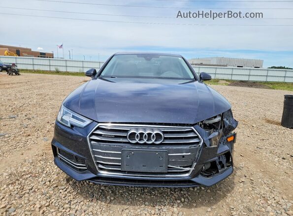 WAUENAF42HN069713 2017 AUDI A4 Blue Widok z przodu