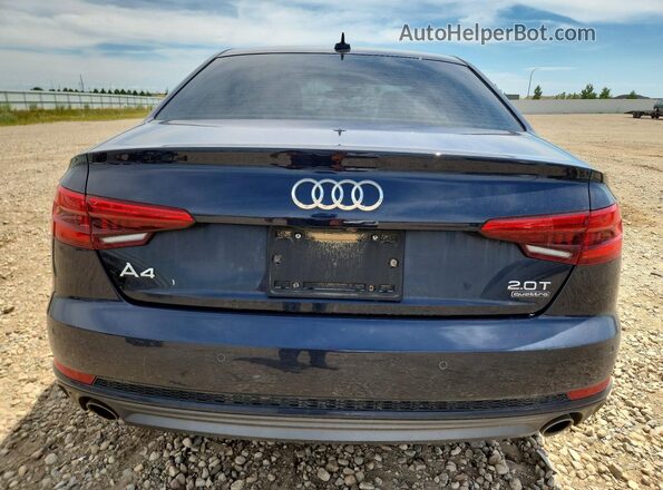 WAUENAF42HN069713 2017 AUDI A4 Blue Widok z tyłu