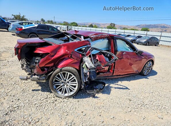 WAUENAF42JA010139 2018 AUDI A4 Burgundy Задня права чверть