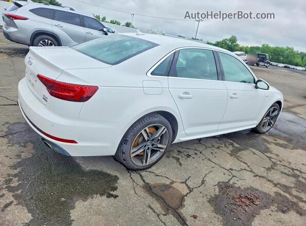 WAUENAF42JN009940 2018 AUDI A4 Белый Задняя правая четверть