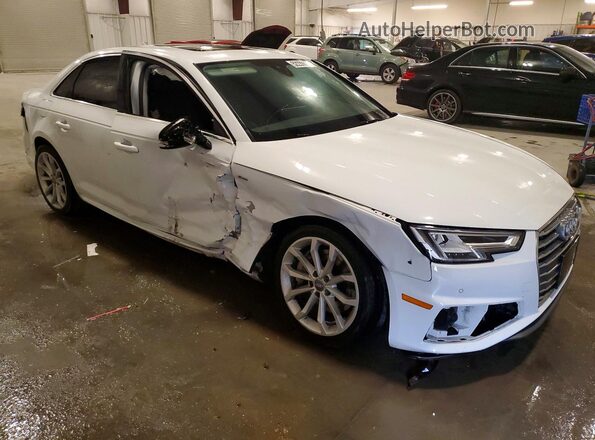 WAUENAF42KA015665 2019 AUDI A4 White Передня права чверть