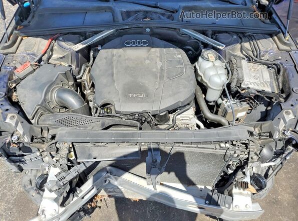 WAUENAF42KA114101 2019 AUDI A4 Blue Rear interior view