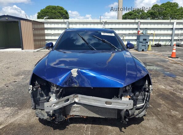 WAUENAF42KA114101 2019 AUDI A4 Blue Front view