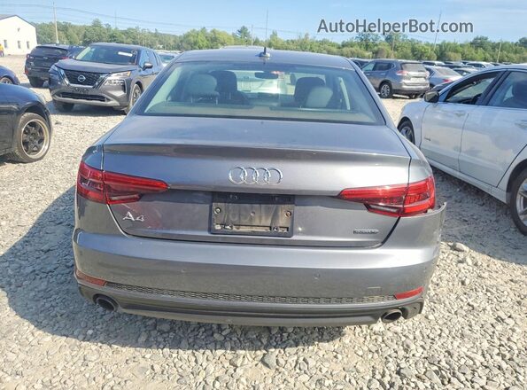 WAUENAF43HN061782 2017 AUDI A4 Gray Հետևի տեսք