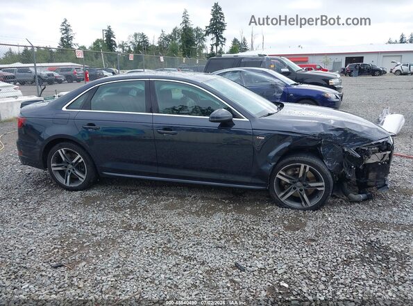 WAUENAF43JA077381 2018 AUDI A4 Dark Blue Rear interior view