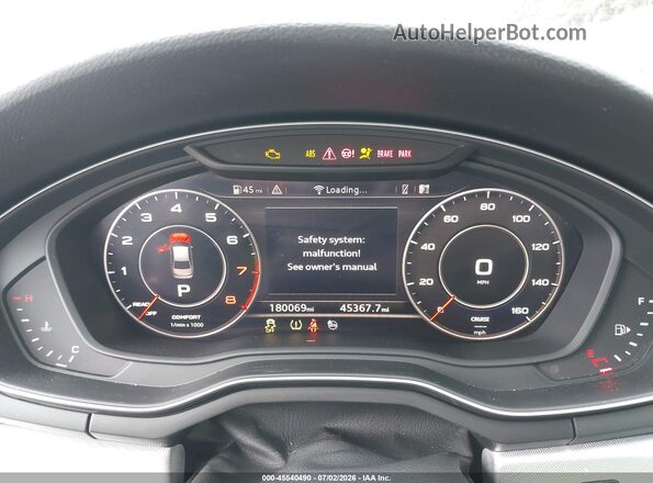 WAUENAF43JA077381 2018 AUDI A4 Dark Blue Rear seats view