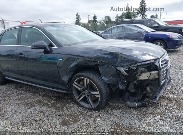 WAUENAF43JA077381 2018 AUDI A4 Dark Blue Front view
