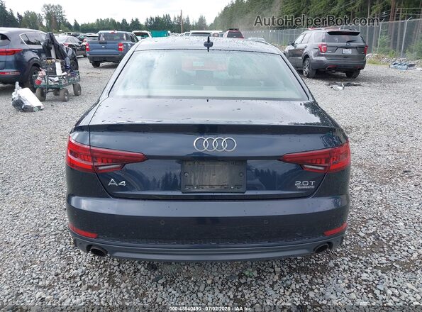 WAUENAF43JA077381 2018 AUDI A4 Dark Blue 