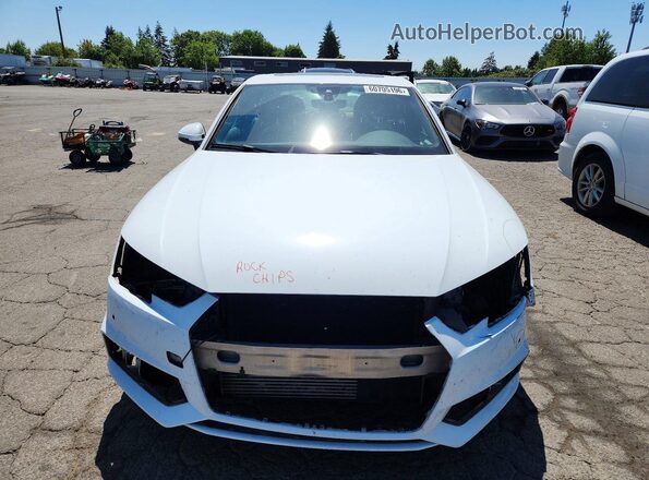 WAUENAF43JN004813 2018 AUDI A4 White Front view