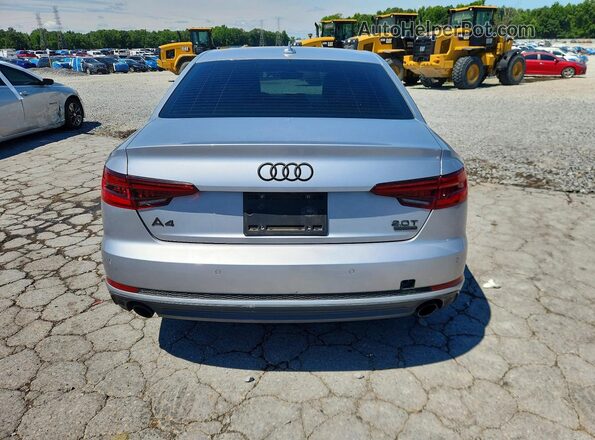 WAUENAF43JN006965 2018 AUDI A4 Silver უკანა ხედი