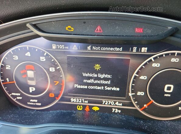 WAUENAF43JN006965 2018 AUDI A4 Silver ხელსაწყოთა პანელის ხედი